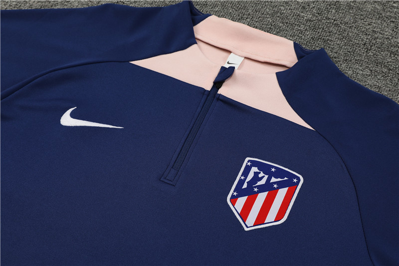 Atletico Madrid 23-24 Long Sleeve Training Set -Blue - ManixJersey