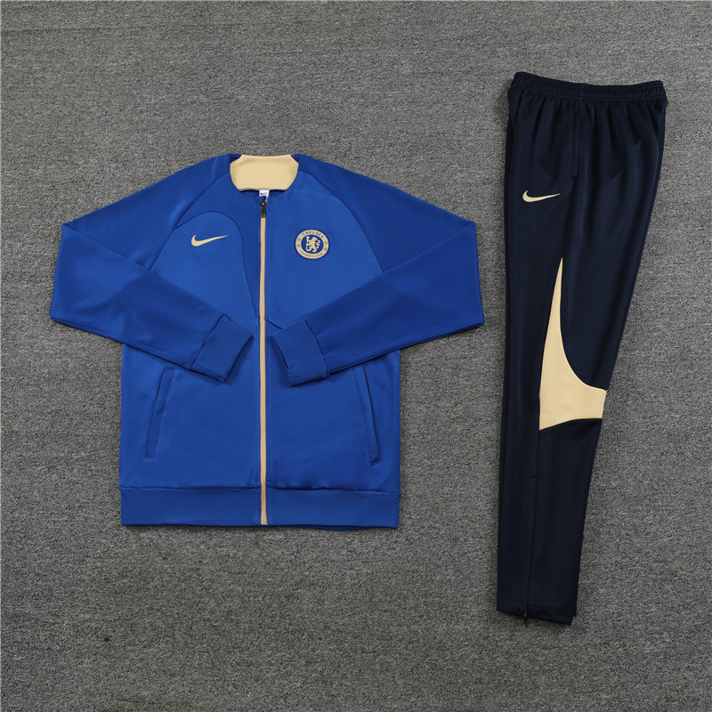 Che 23-24 Jacket Training Tracksuit - Blue - ManixJersey