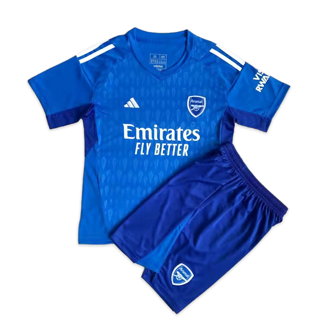Arsenal 23-24 Blue Goalkeeper Men's Adult Jersey Set - Fans Version - ManixJersey