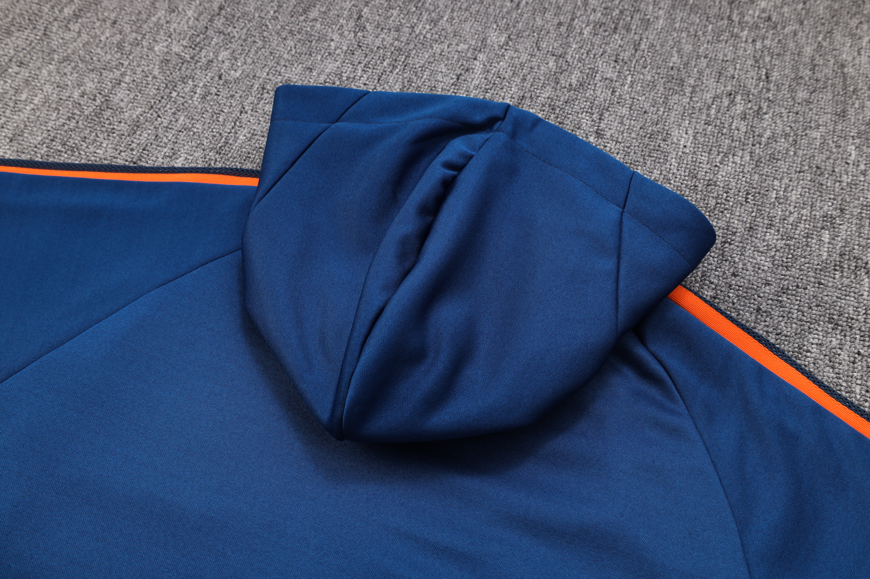 Manchester United 23-24 Hoodie Jacket Training Tracksuit -Blue - ManixJersey