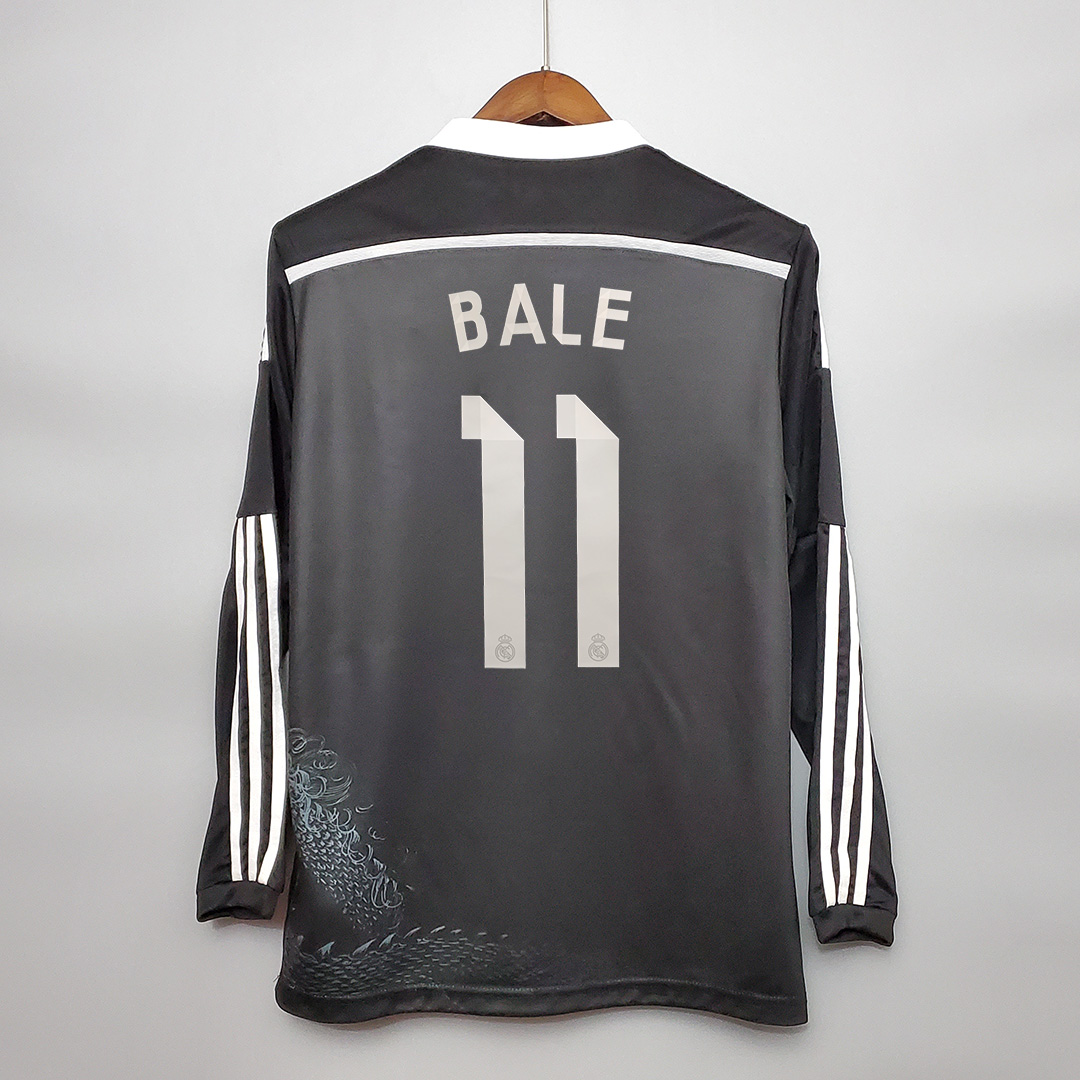 Real Madrid Retro 14-15 Third Away Long Sleeve Jersey - ManixJersey