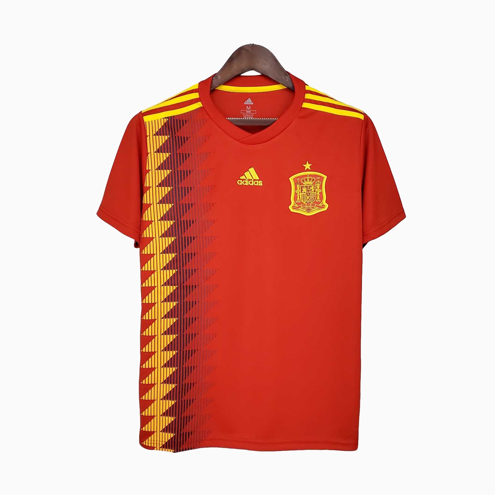 Retro Spain 2018 Home Stadium Jersey - ManixJersey