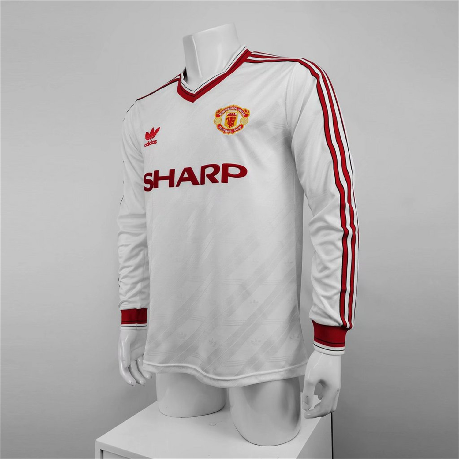 Manchester United Retro 86-88 Away Long Sleeve Jersey - ManixJersey