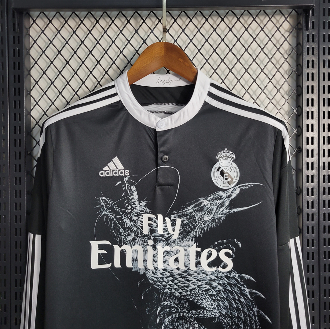 Real Madrid Retro 14-15 Third Away Long Sleeve Jersey - ManixJersey