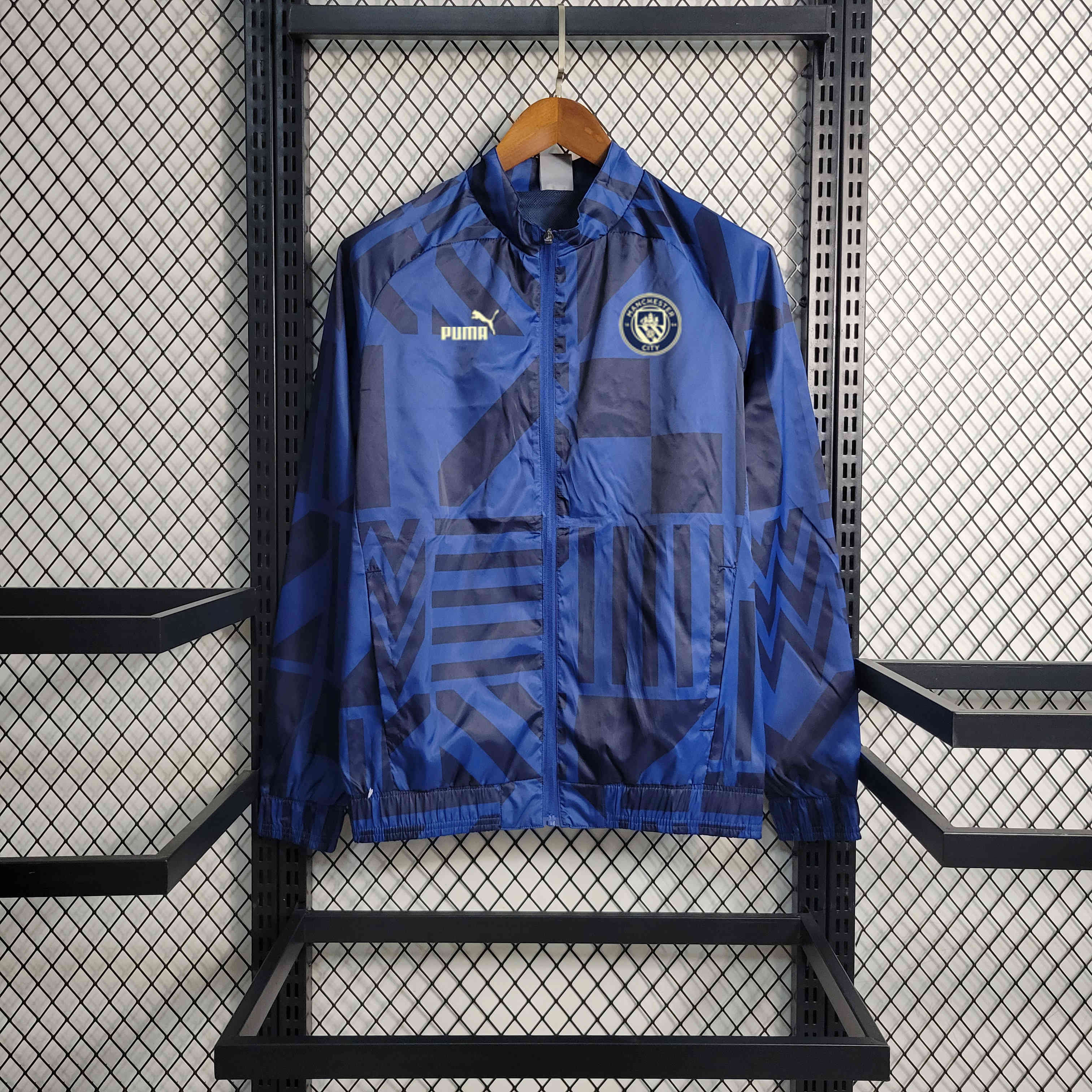 Manchester City 23-24 Blue Windbreaker - ManixJersey