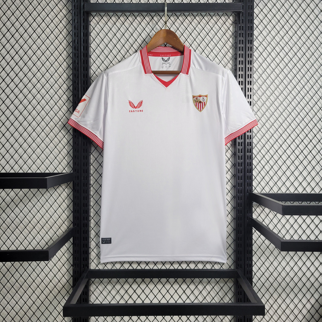 Sevilla 23-24 Home Stadium Jersey - Fans Version - ManixJersey