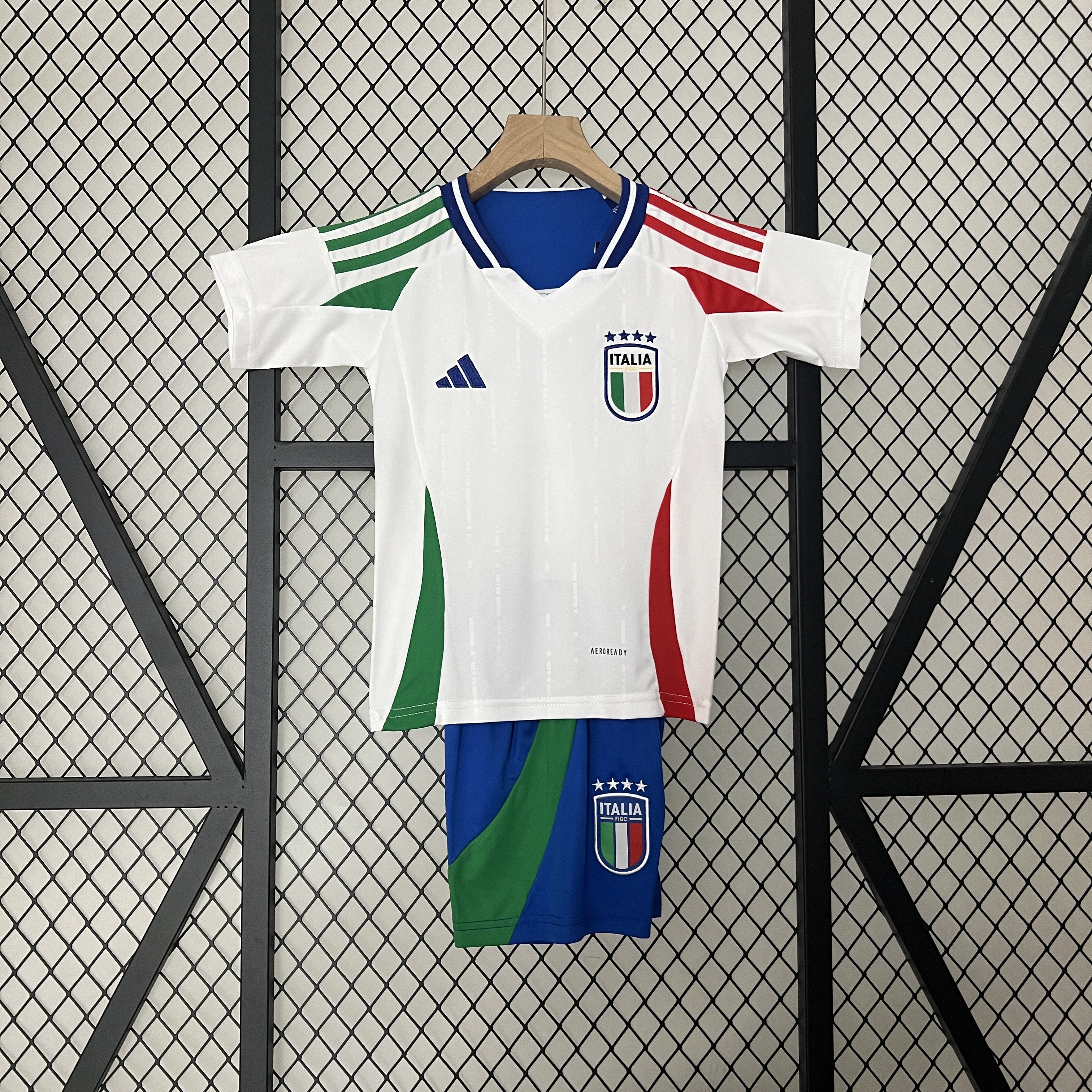 Italy 2024 Away Stadium Kids Kit - ManixJersey