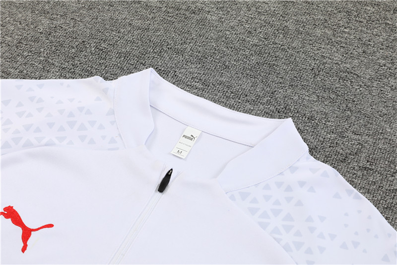 AC Milan 23-24 Long Sleeve Training Set -White - ManixJersey