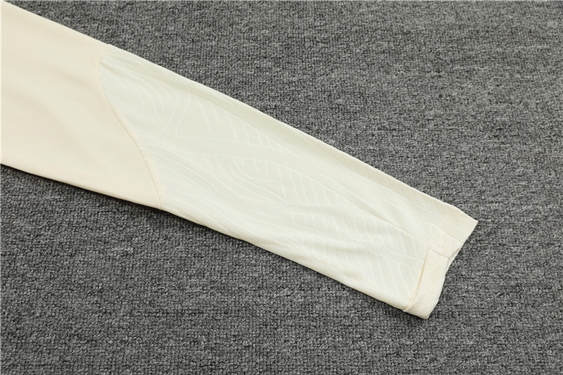 Paris Saint-Germain PSG 23-24 Kids Long Sleeve Training Set Creamy White - ManixJersey