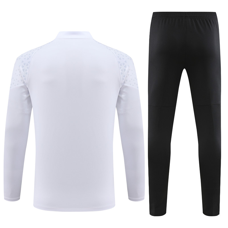 AC Milan 23-24 Long Sleeve Training Set -White - ManixJersey
