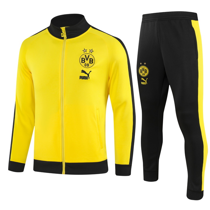 Dortmund 23-24 Jacket Training Tracksuit -Yellow - ManixJersey
