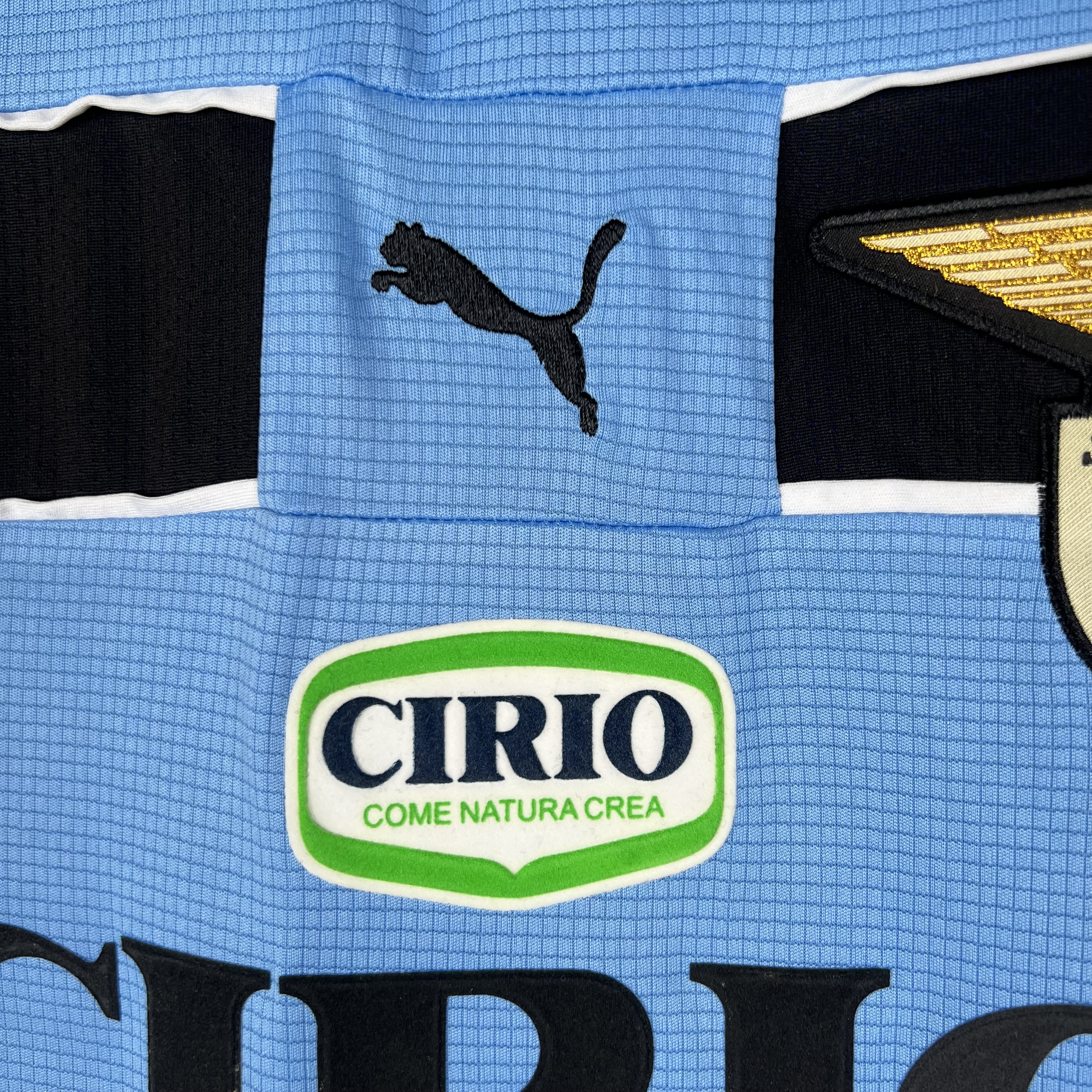 Retro Lazio 1998-00 Home Stadium Long Sleeve Jersey - ManixJersey