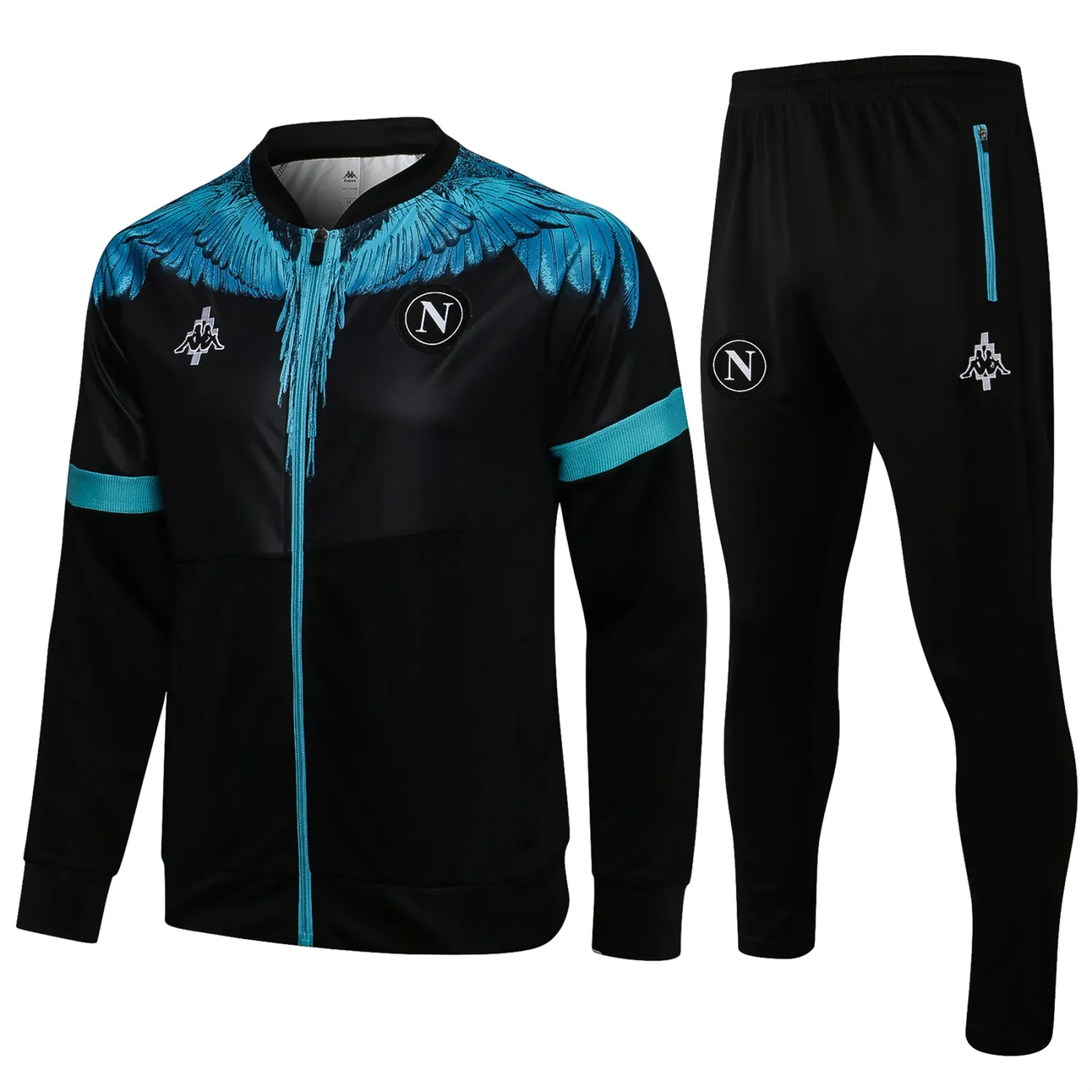 Napoli 21-22 Jacket Training Tracksuit - Black - ManixJersey