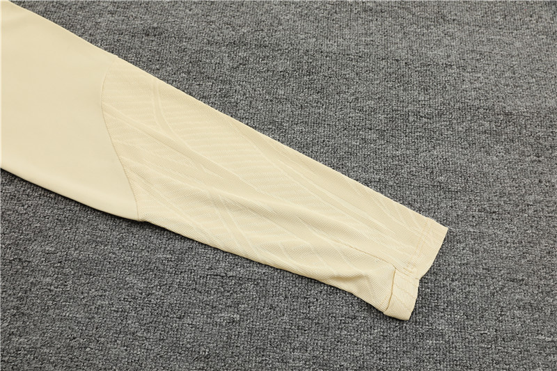 Paris Saint-Germain PSG 23-24 Kids Long Sleeve Training Set Beige - ManixJersey