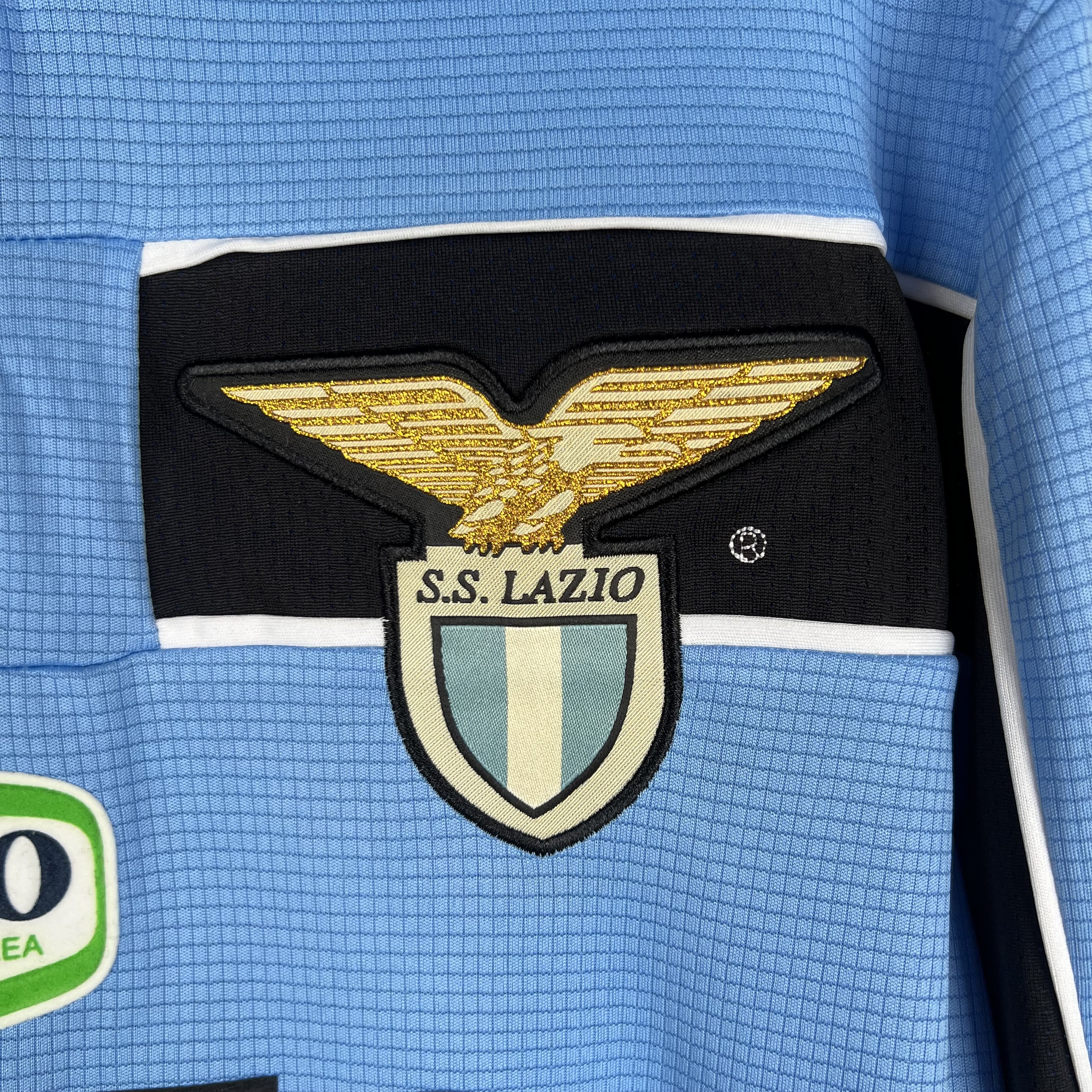 Retro Lazio 1998-00 Home Stadium Long Sleeve Jersey - ManixJersey