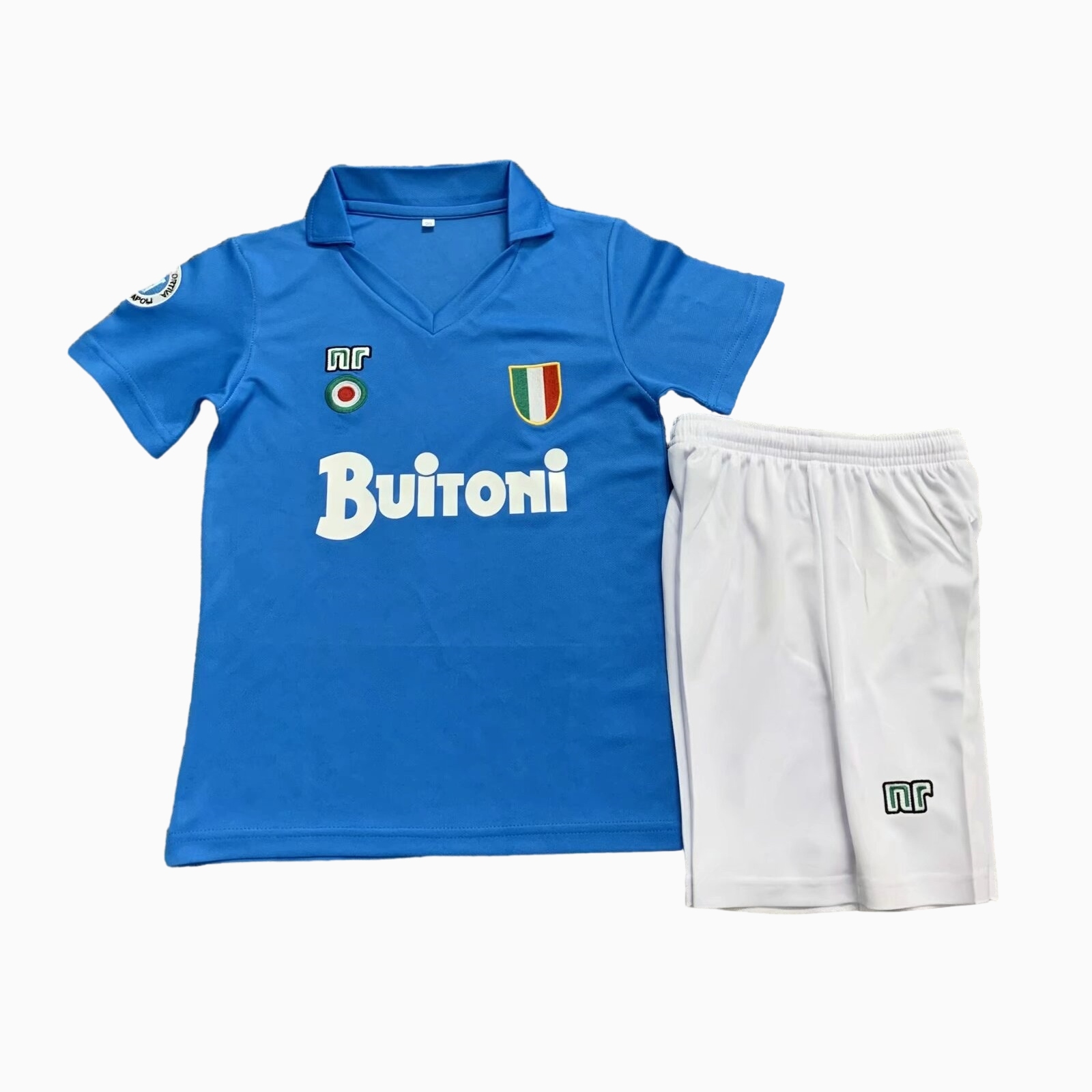 Retro Napoli 1987-88 Home Stadium Kids Kit - ManixJersey