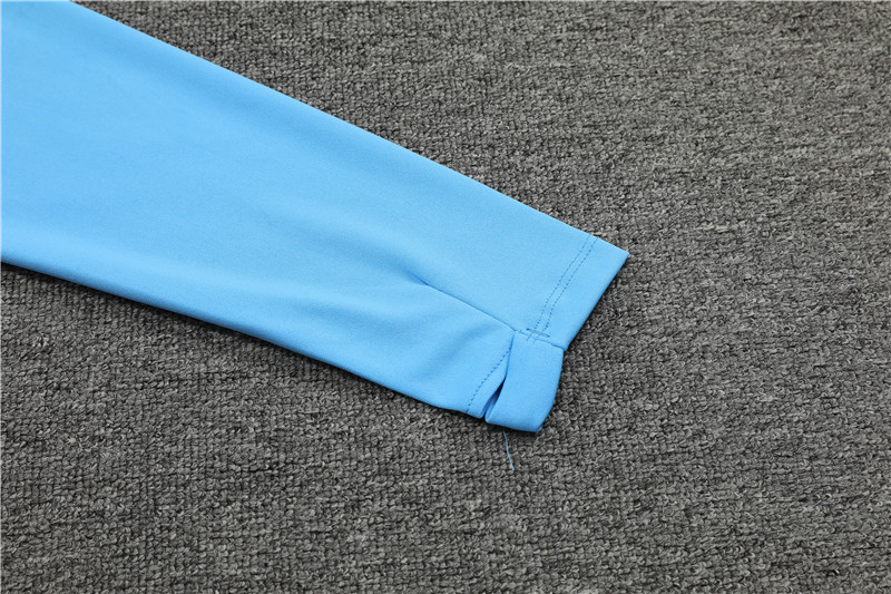 Marseille 23-24 Kids Long Sleeve Training Set Blue and White - ManixJersey