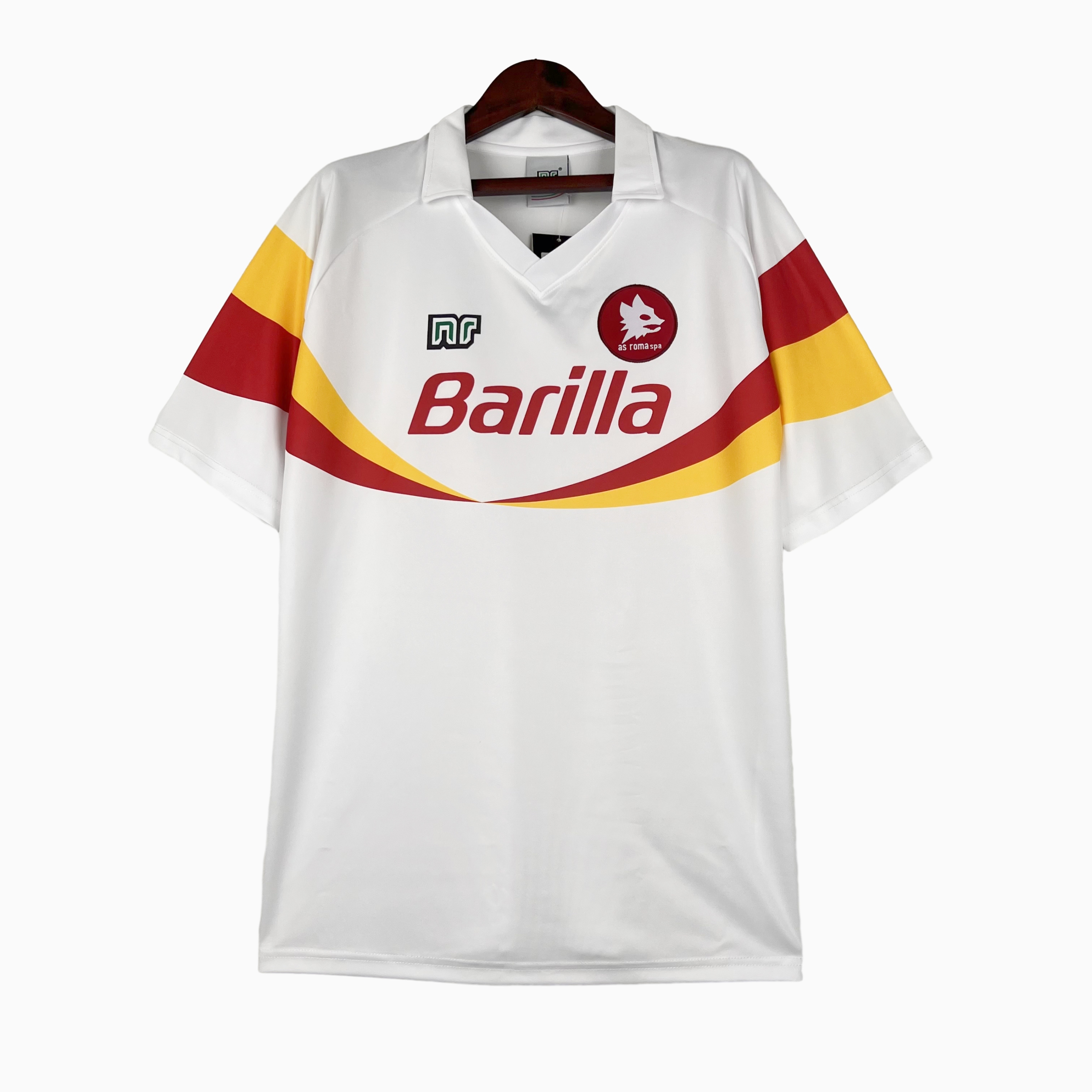 Retro Roma 1990-91 Away Stadium Jersey - ManixJersey