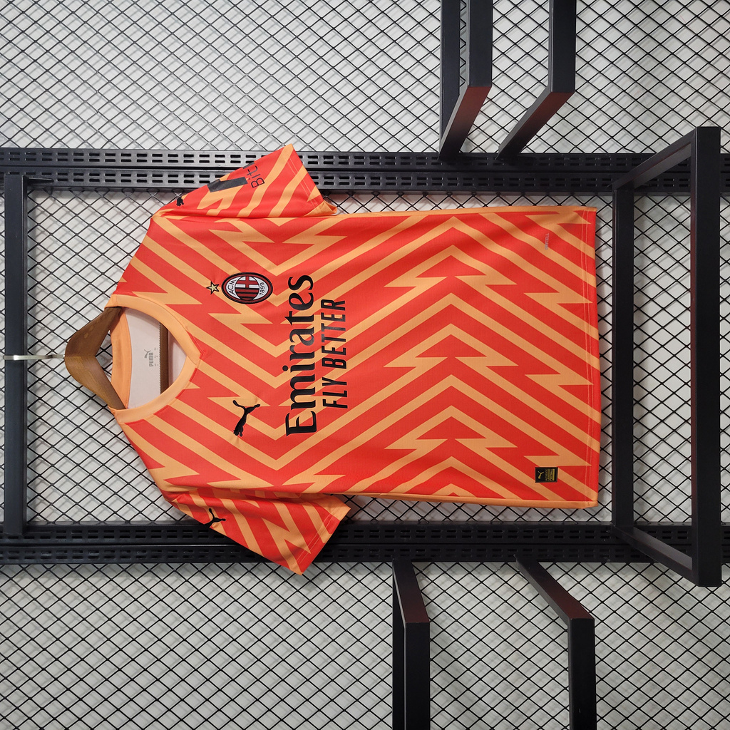 AC Milan 23-24 Orange Goalkeeper Jersey - Fans Version - ManixJersey