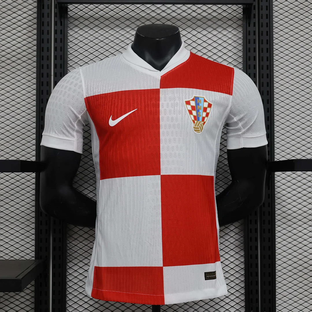 Croatia 2024 Home Stadium Jersey - Player Version - ManixJersey