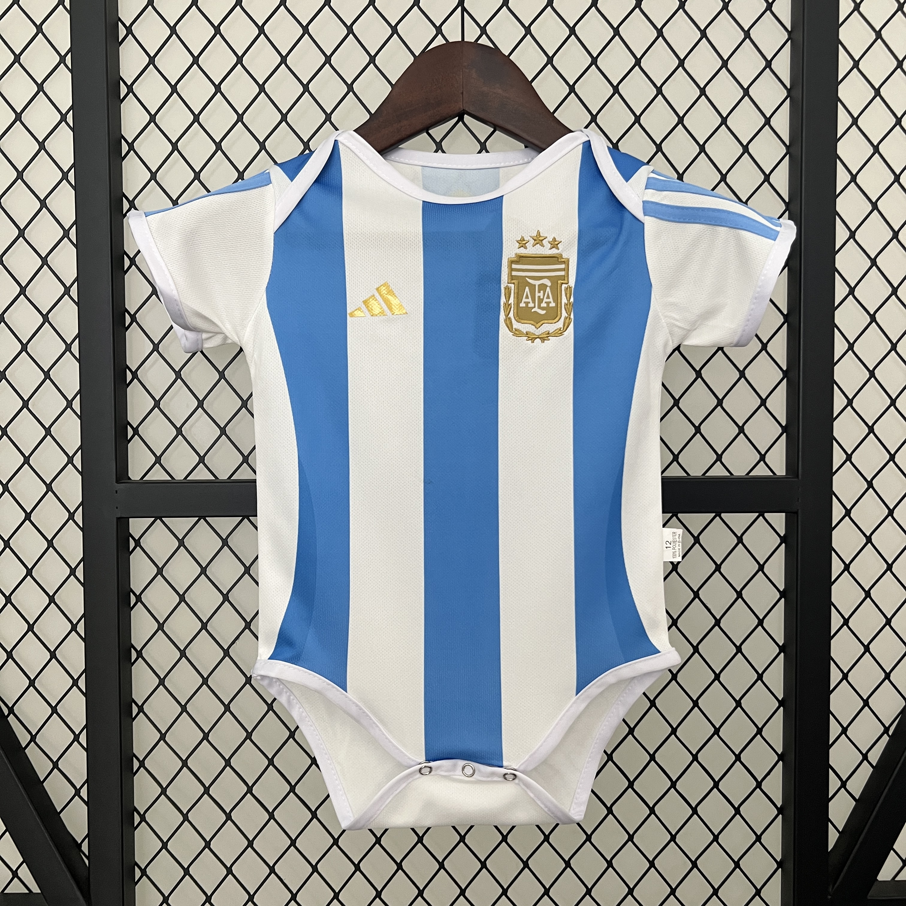 Argentina 2024 Home Baby Crawling Suit - ManixJersey