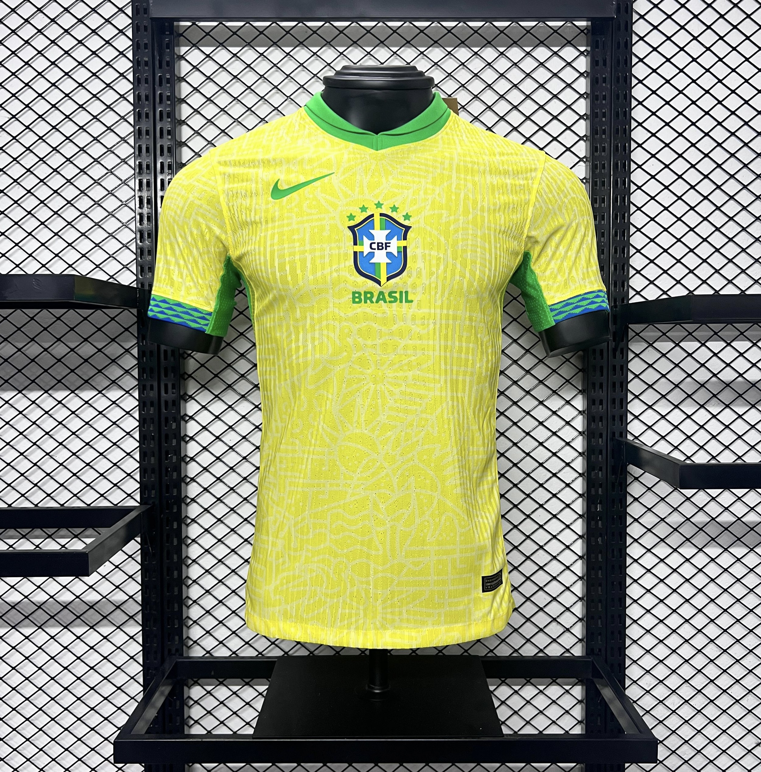 Brazil 2024 Home Stadium Jersey - Player Version - ManixJersey