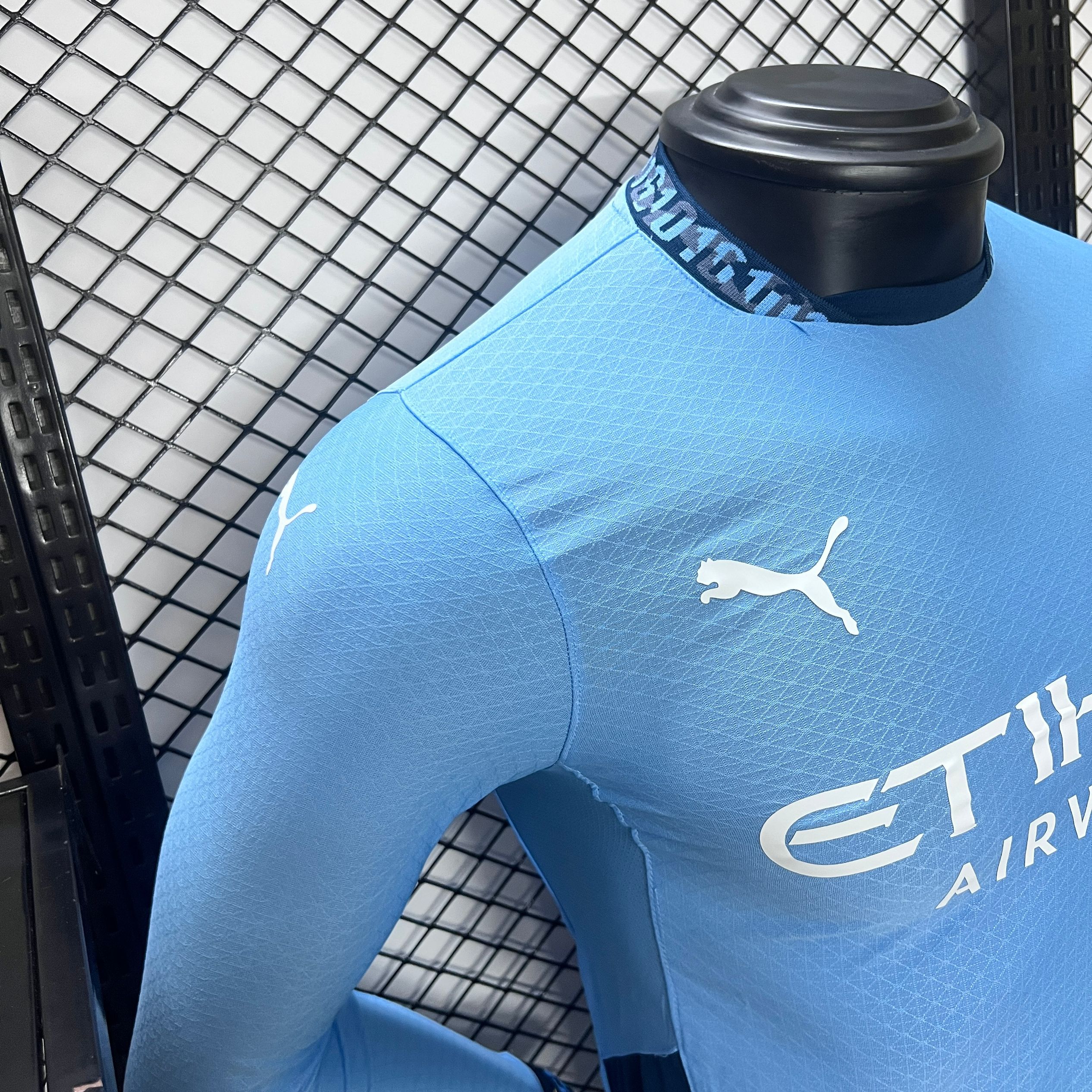 Manchester City 24-25 Home Long Sleeve Jersey - Player Version - ManixJersey