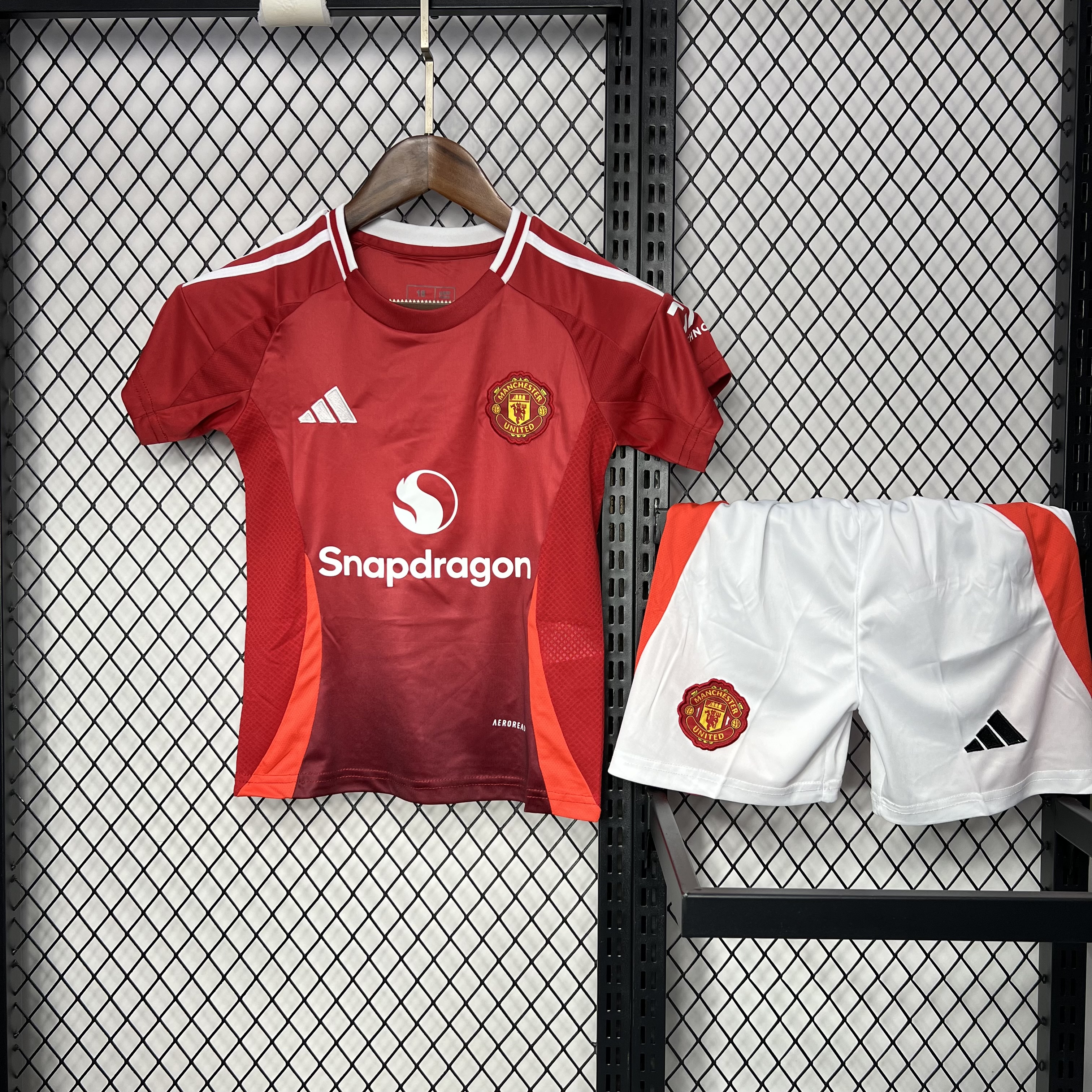 Manchester United 24-25 Home Stadium Kids Kit - ManixJersey