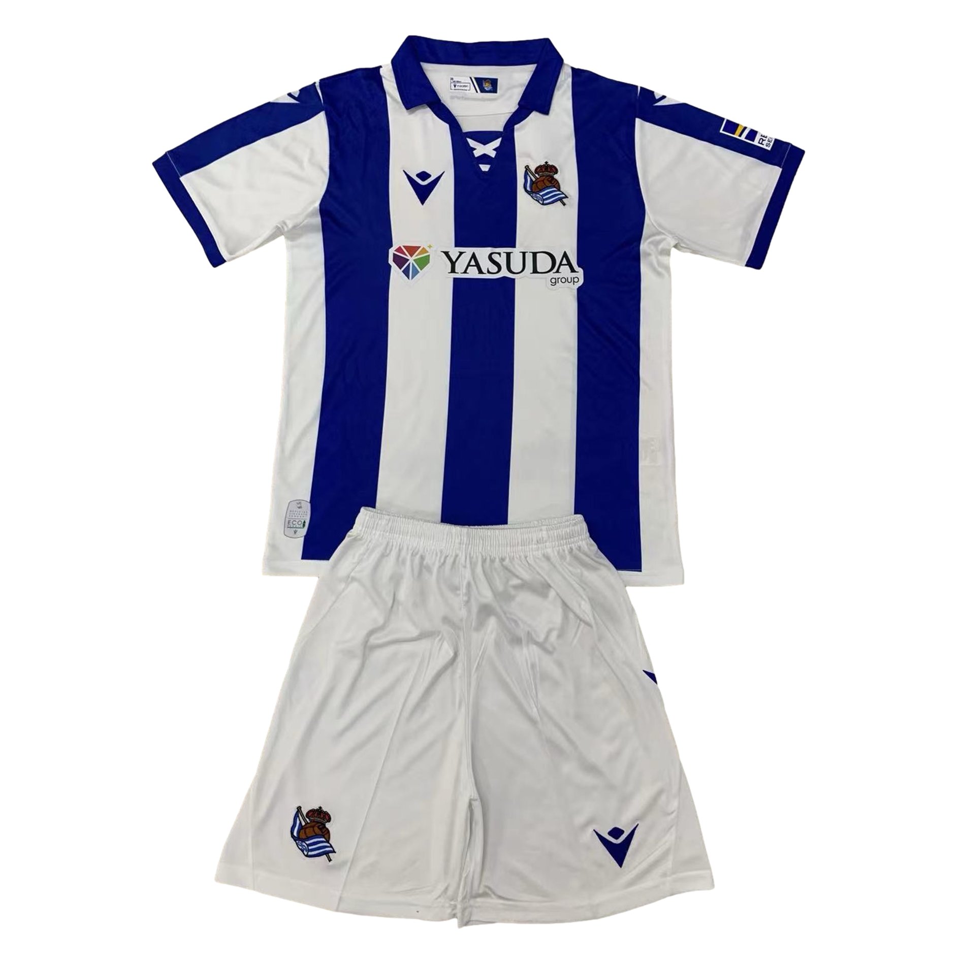 Real Sociedad 24-25 Home Stadium Kids Kit - ManixJersey