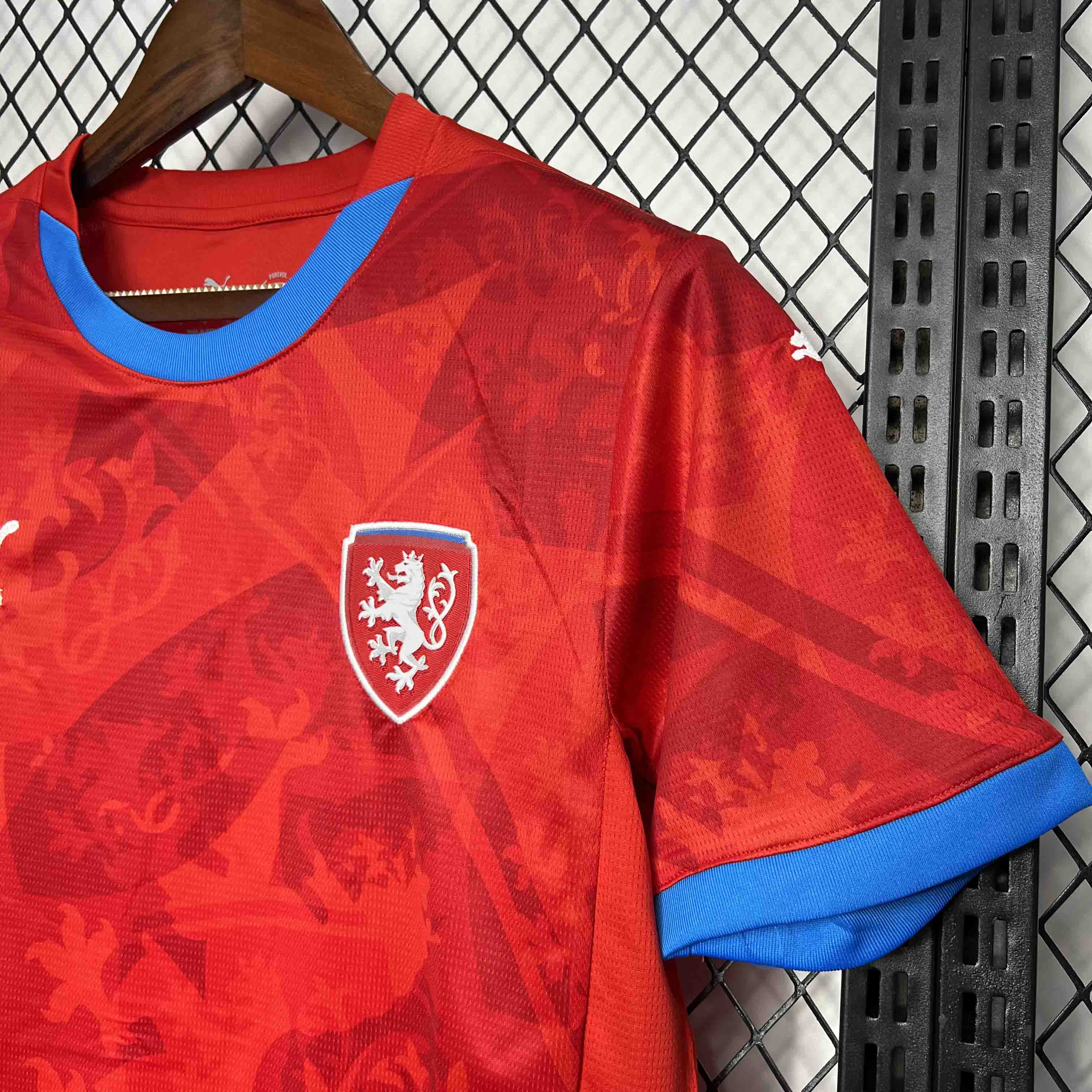 Czech Republic 2024 Home Stadium Jersey - Fans Version - ManixJersey