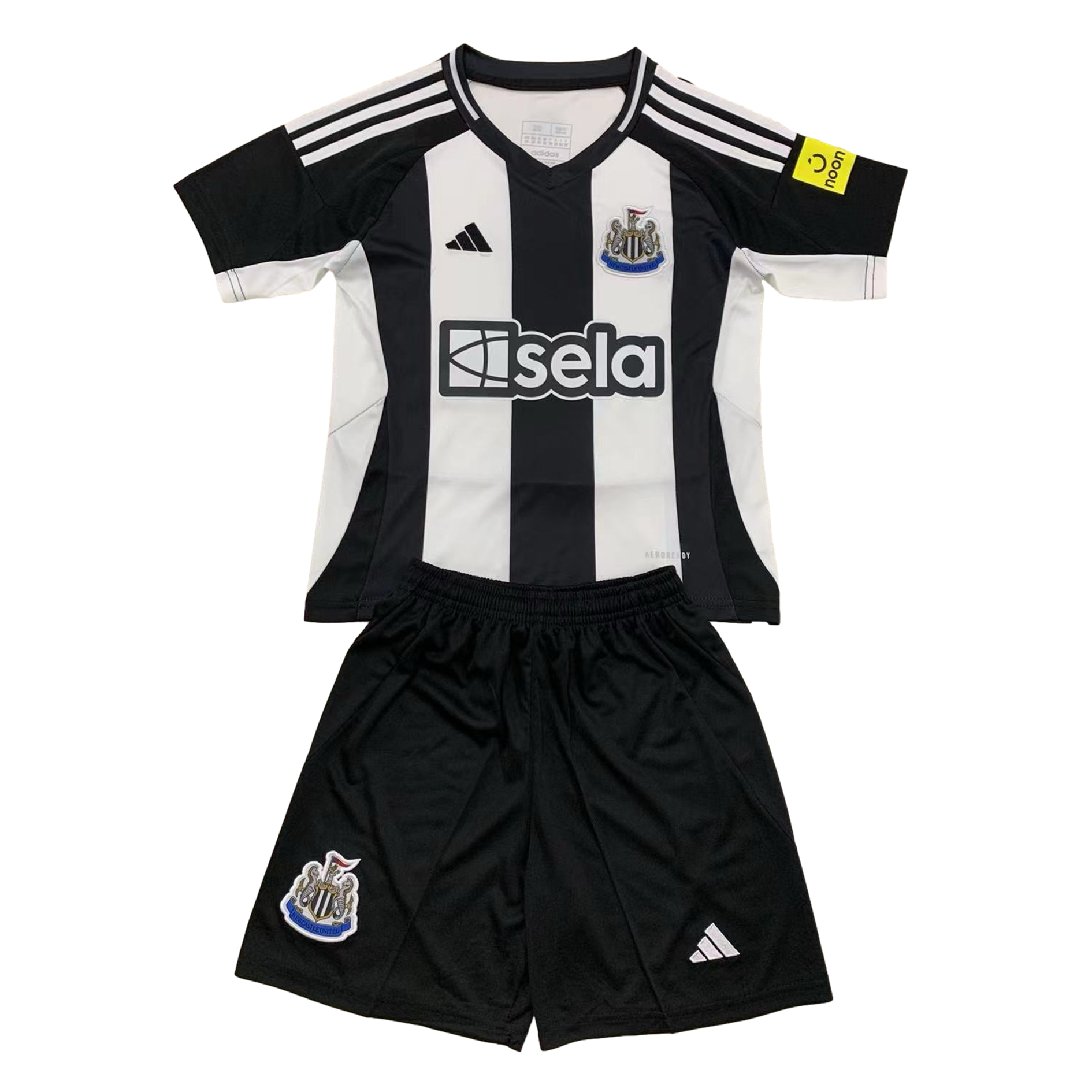 Newcastle United 24-25 Home Stadium Kids Kit - ManixJersey