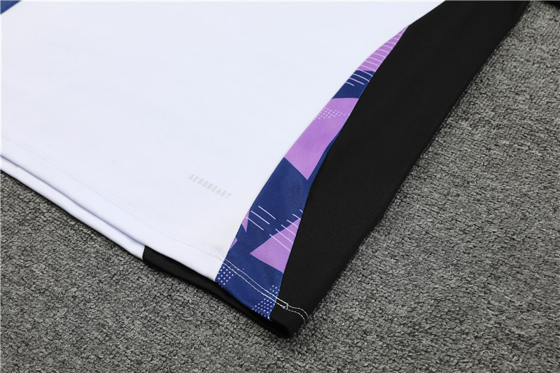 Germany 2024 Long Sleeve Training Set - White With Black - ManixJersey