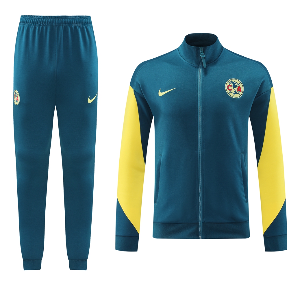 Club América 24-25 Jacket Training Tracksuit - Lake Green - ManixJersey