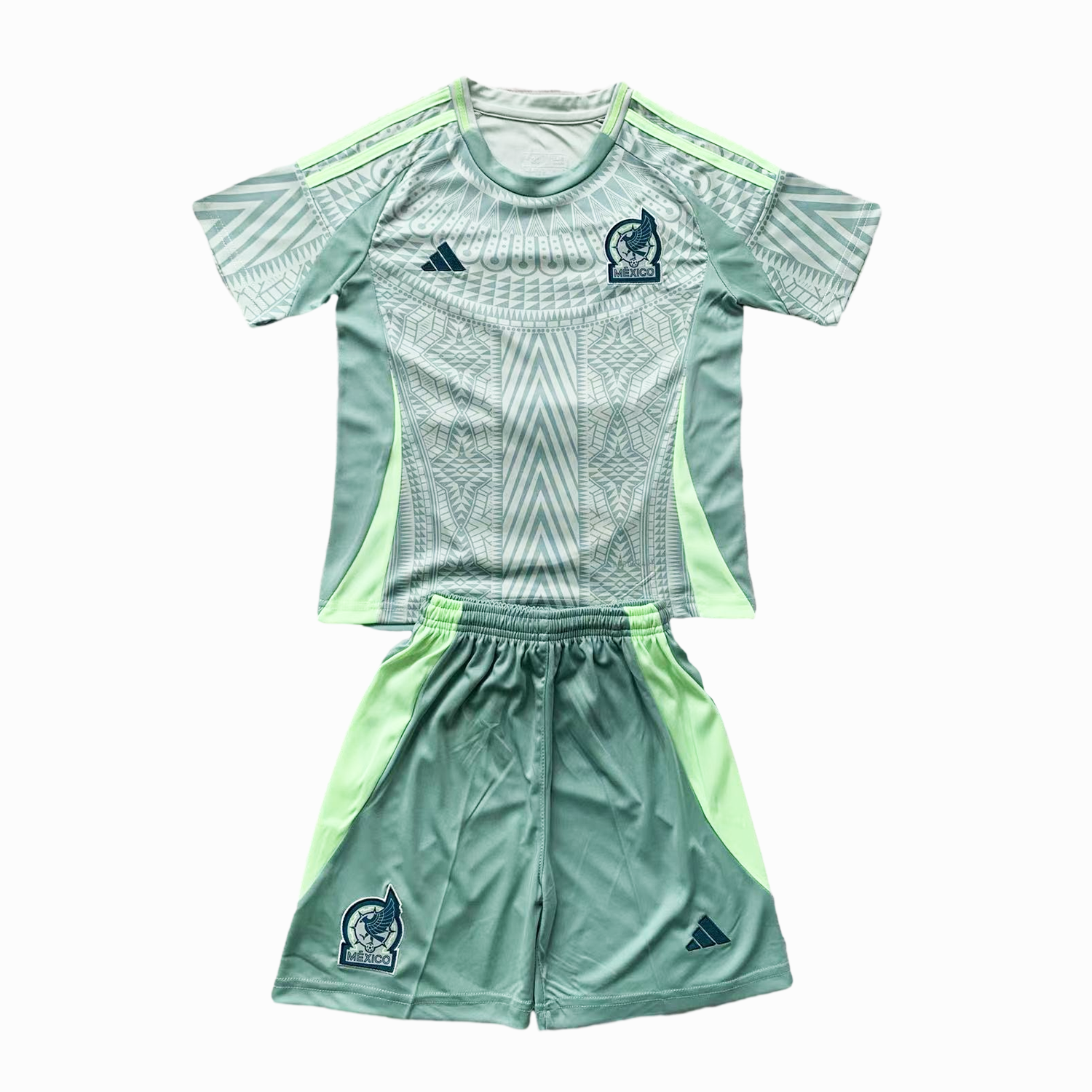 Mexico 2024 Away Goalkeeper Kids Kit - ManixJersey
