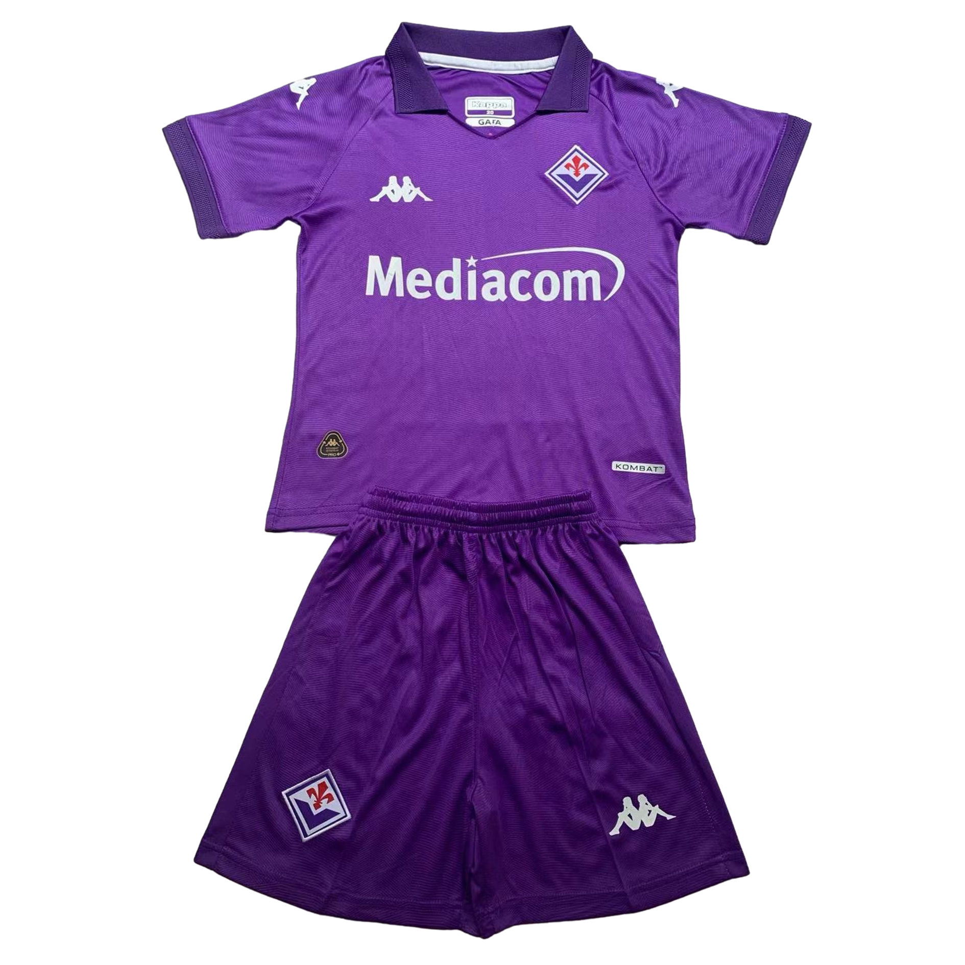 Fiorentina 24-25 Home Stadium Kids Kit - ManixJersey