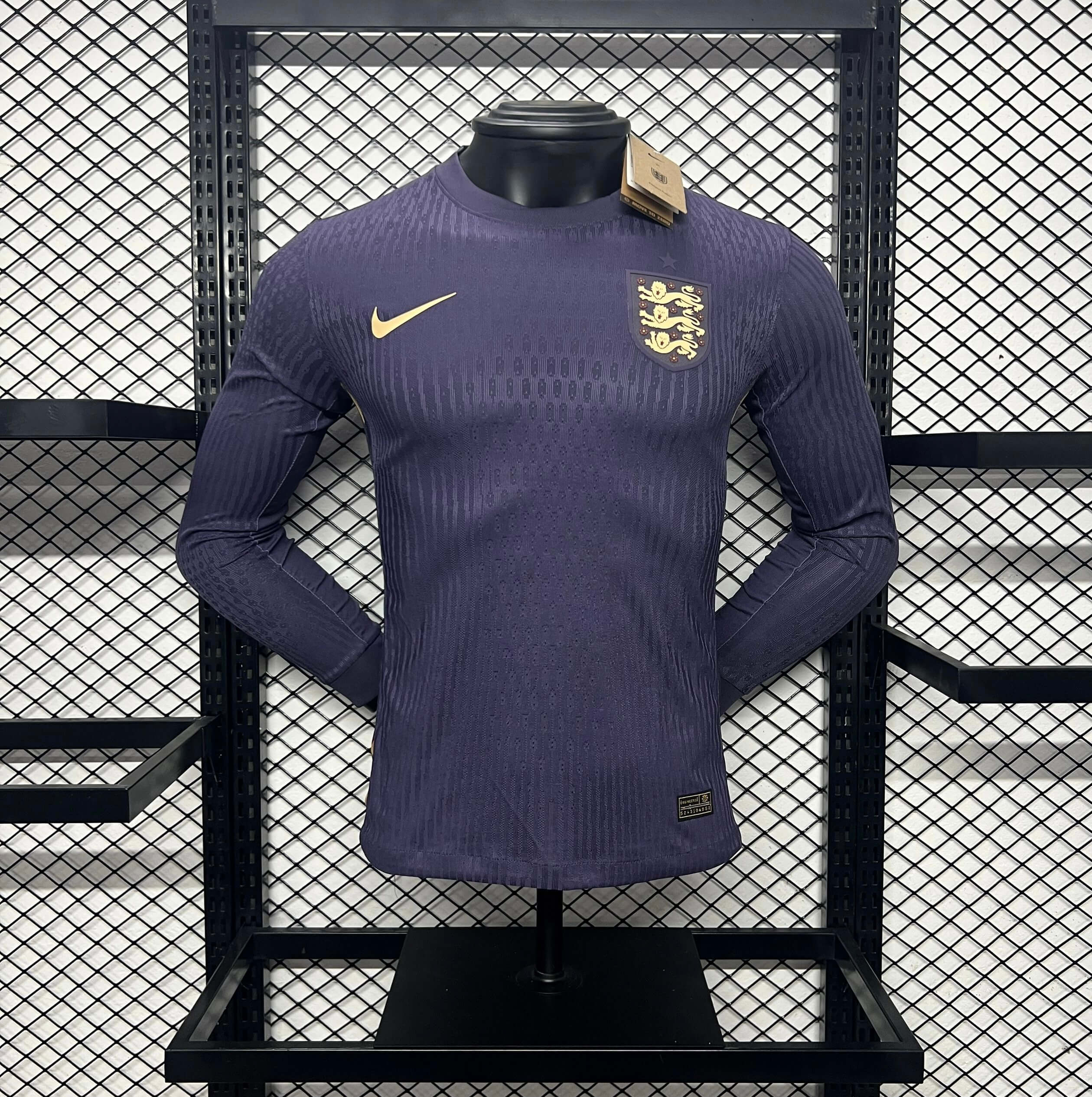 England 2024 Away Long Sleeve Jersey - Player Version - ManixJersey