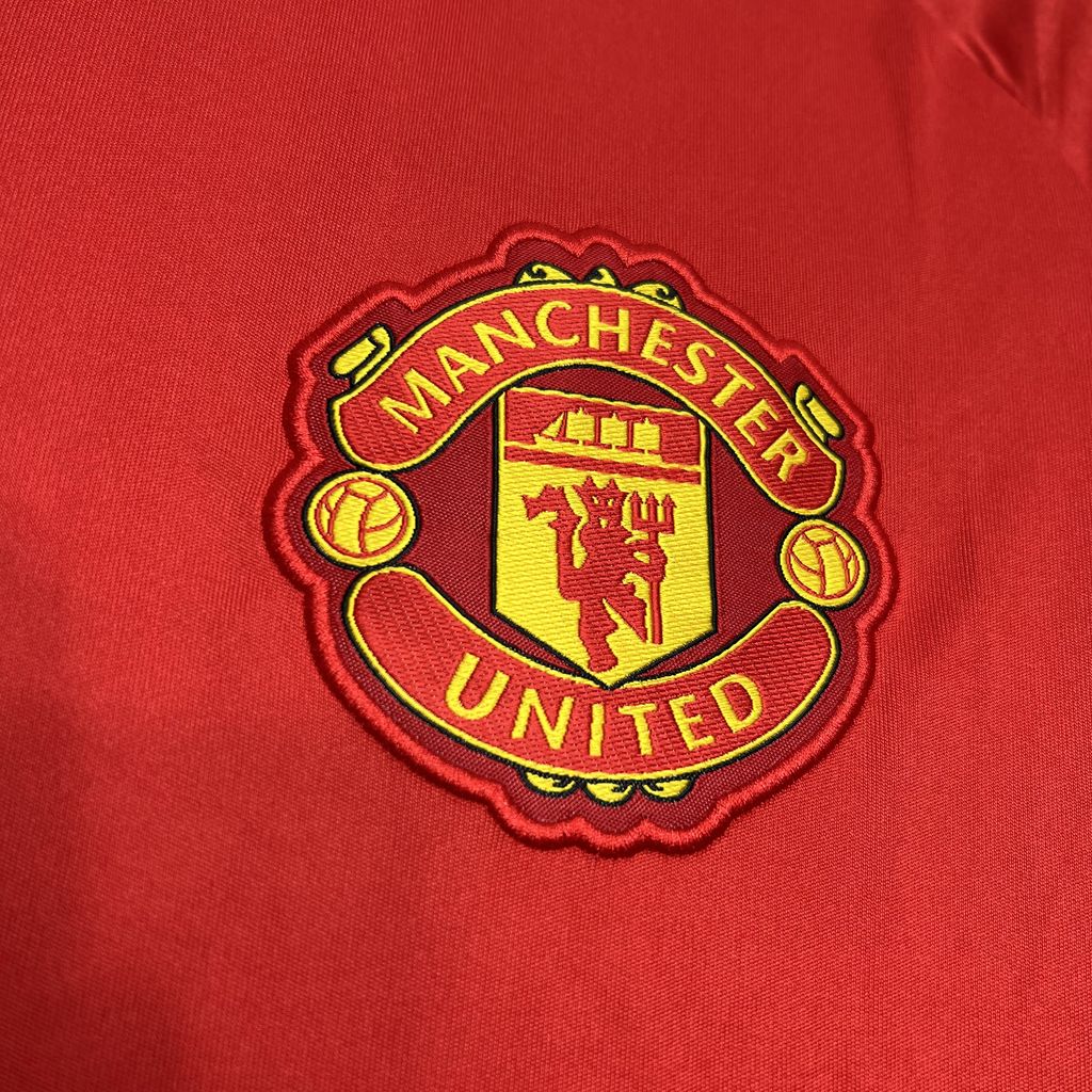 Manchester United 24-25 Red Pre-match Training Jersey - Fans Version - ManixJersey