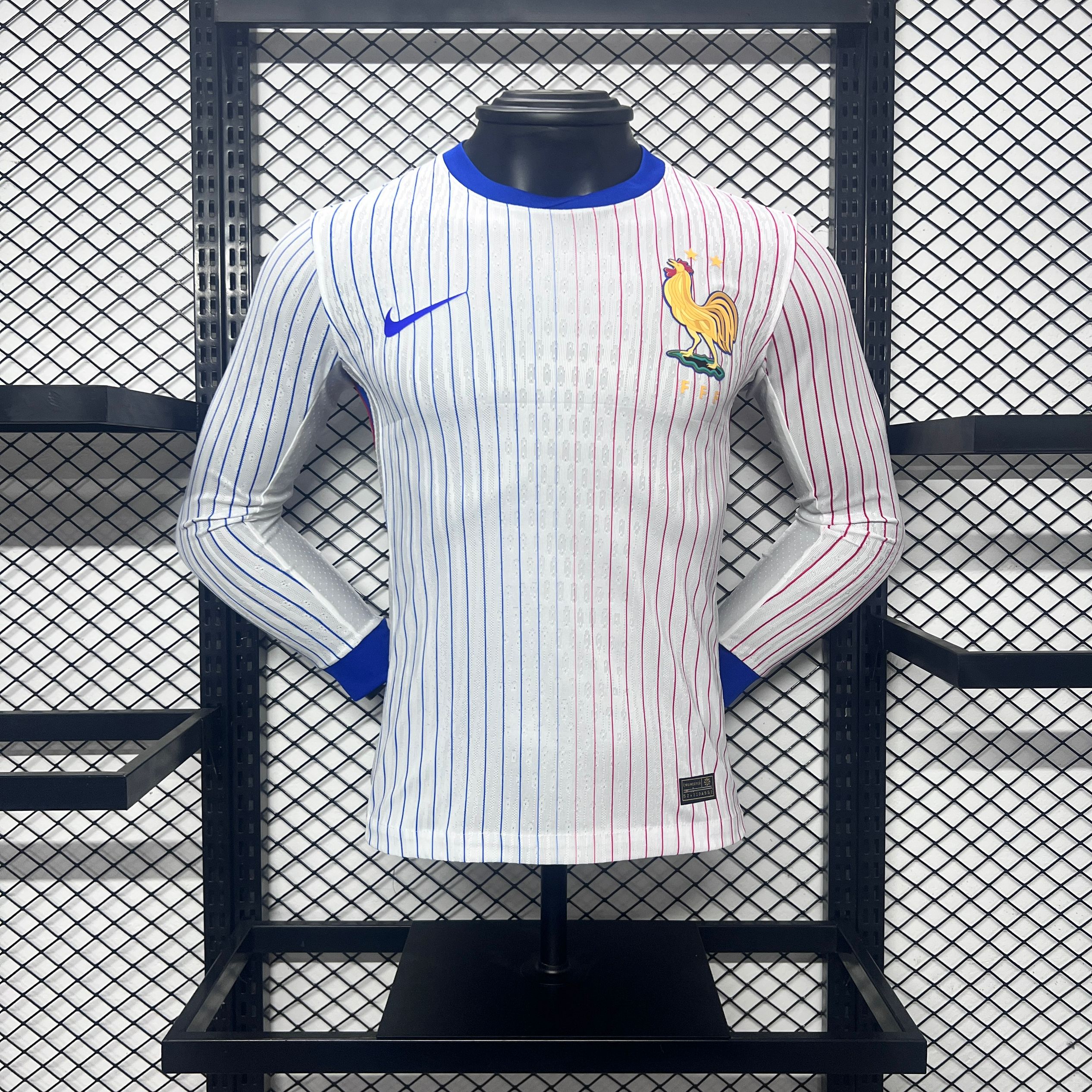 France 2024 Away Long Sleeve Jersey - Player Version - ManixJersey