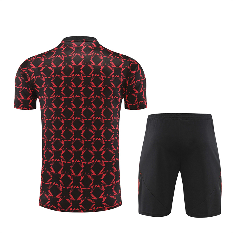 Manchester United 24-25 Short-Sleeve Training Set - Red - ManixJersey
