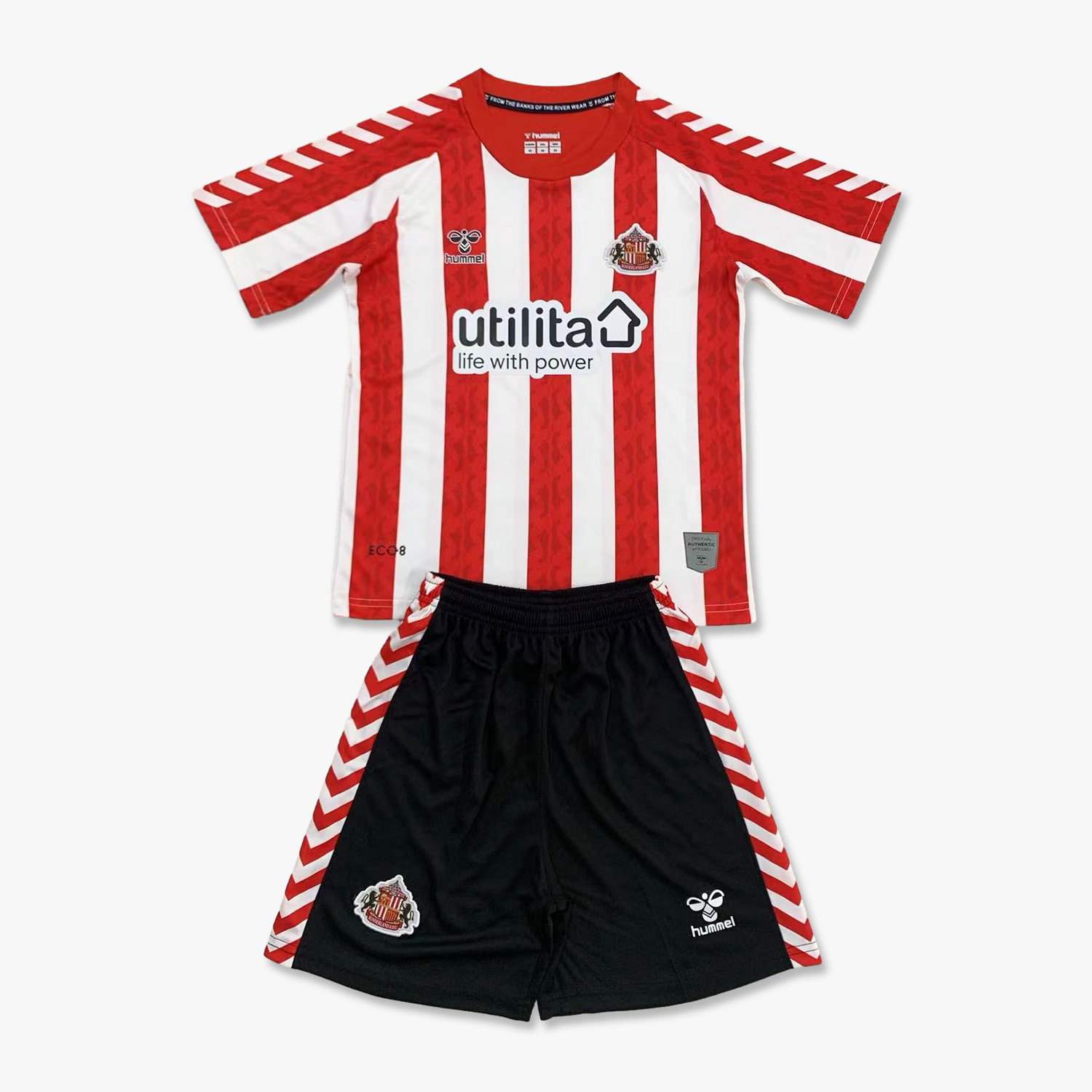 Sunderland 24-25 Home Stadium Kids Kit - ManixJersey
