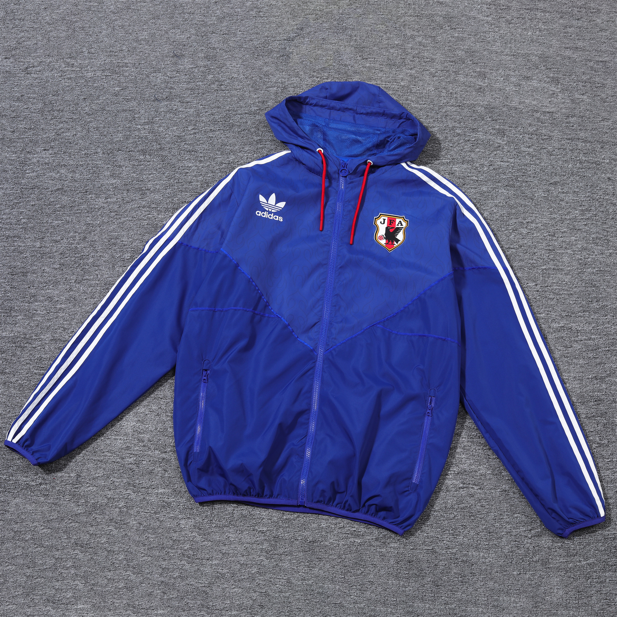 Japan 2024 Vintage Flame '98 Style Hooded Windbreaker - Player Version - ManixJersey