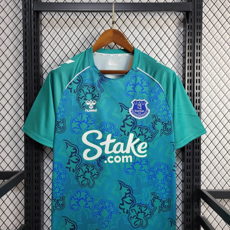 Everton 24-25 Shamrock Pre-match Jersey - Fans Version - ManixJersey