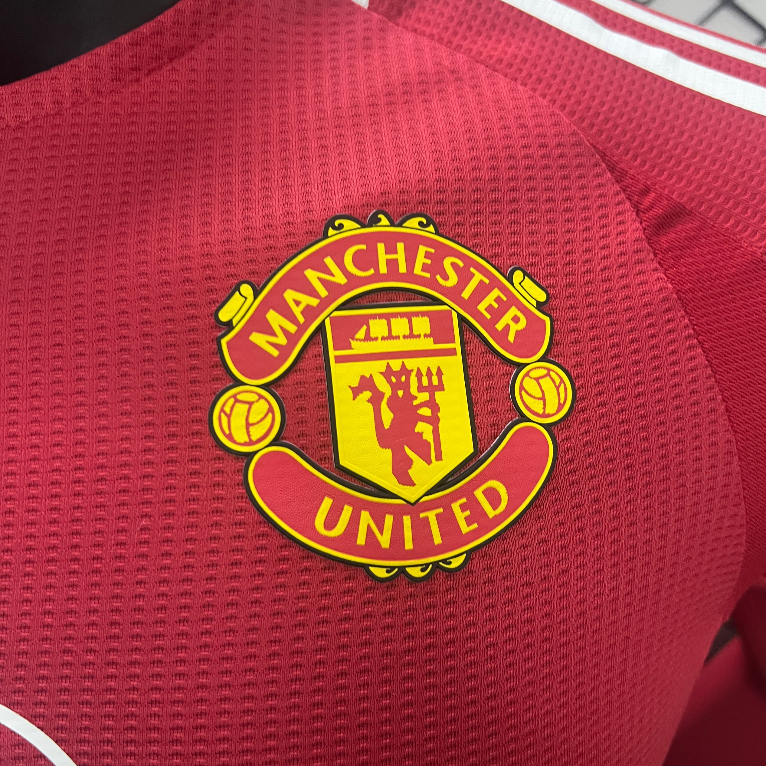 Manchester United 24-25 Home Long Sleeve Jersey - Player Version - ManixJersey