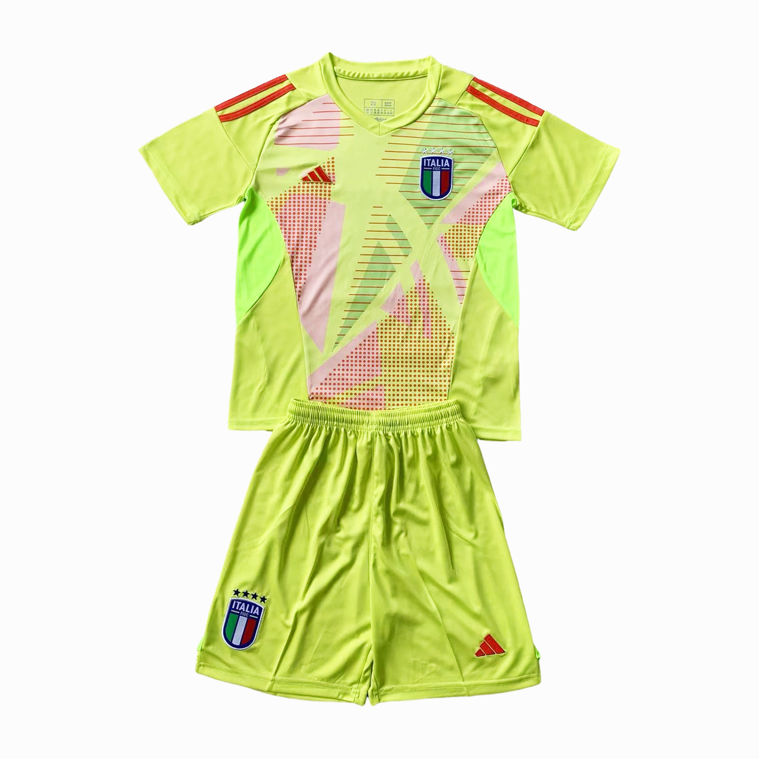 Italy 2024 Goalkeeper Kids Kit - Light Green - ManixJersey