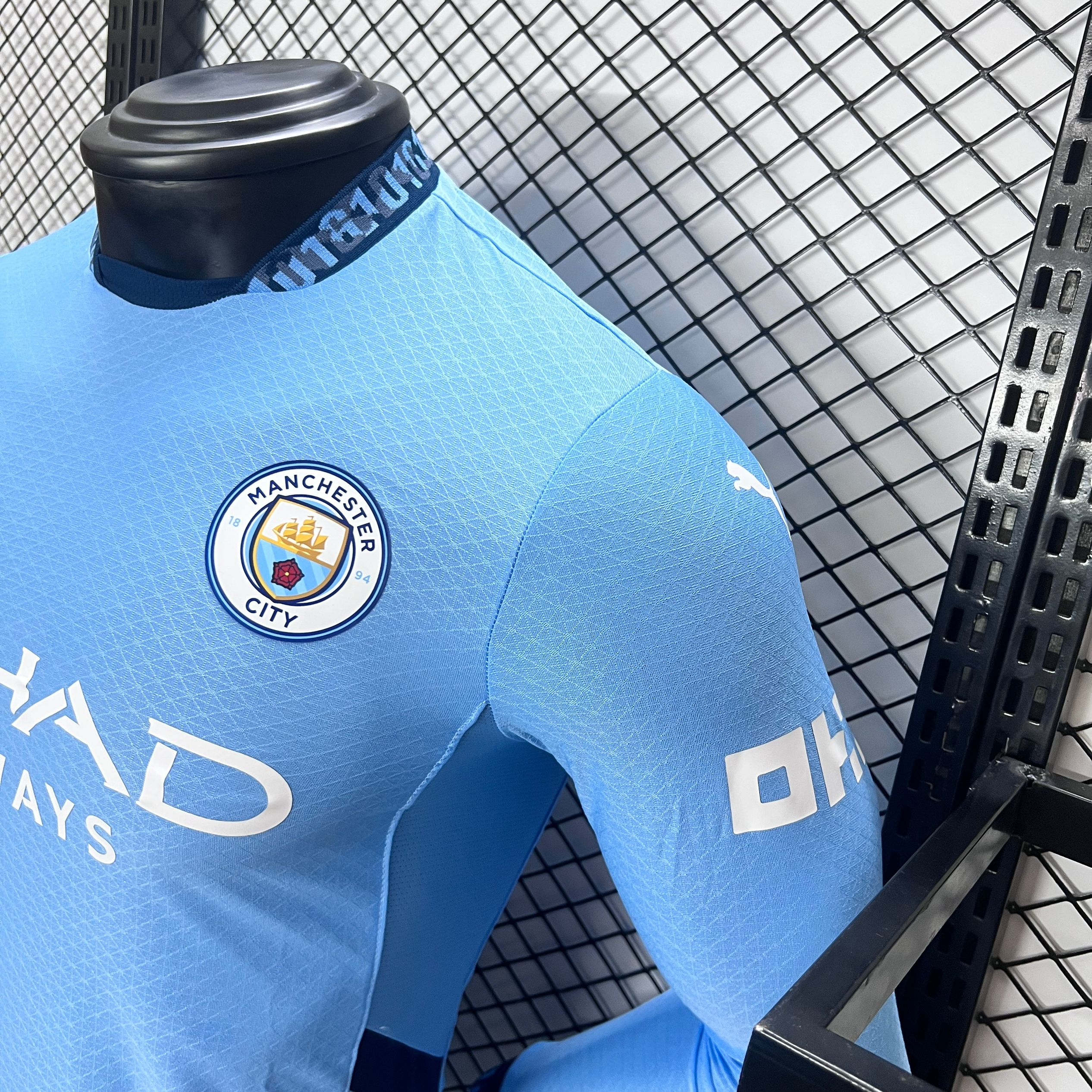 Manchester City 24-25 Home Long Sleeve Jersey - Player Version - ManixJersey