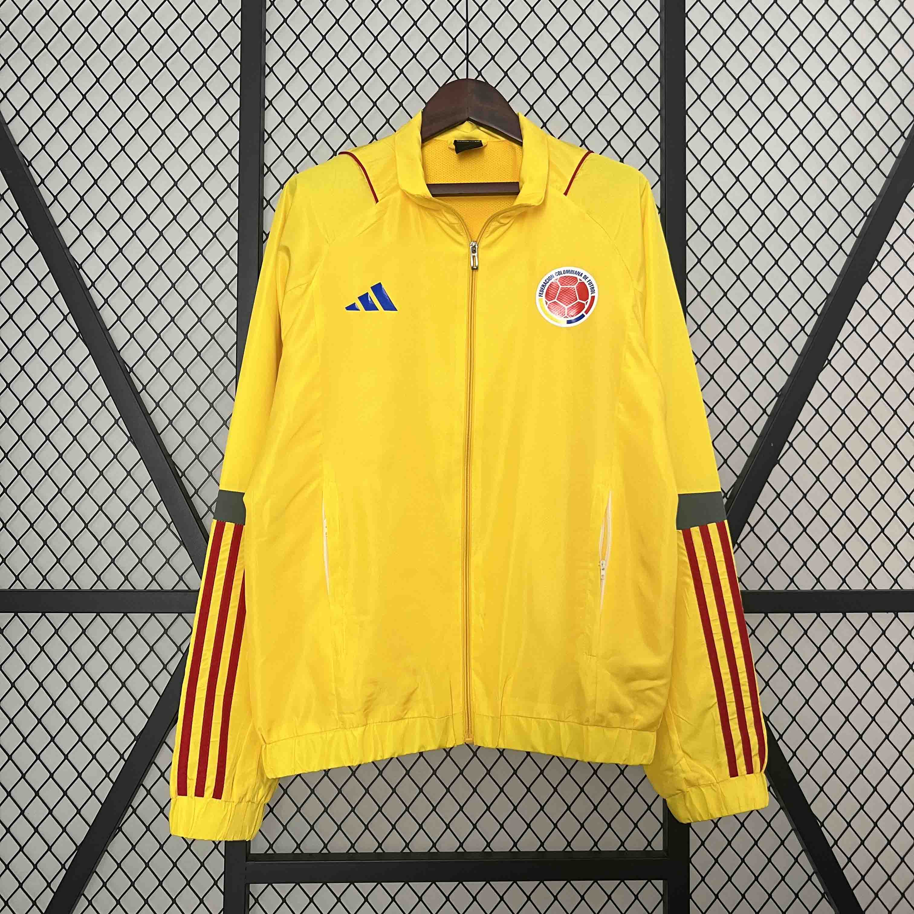 Colombia 2024 Yellow Windbreaker - ManixJersey