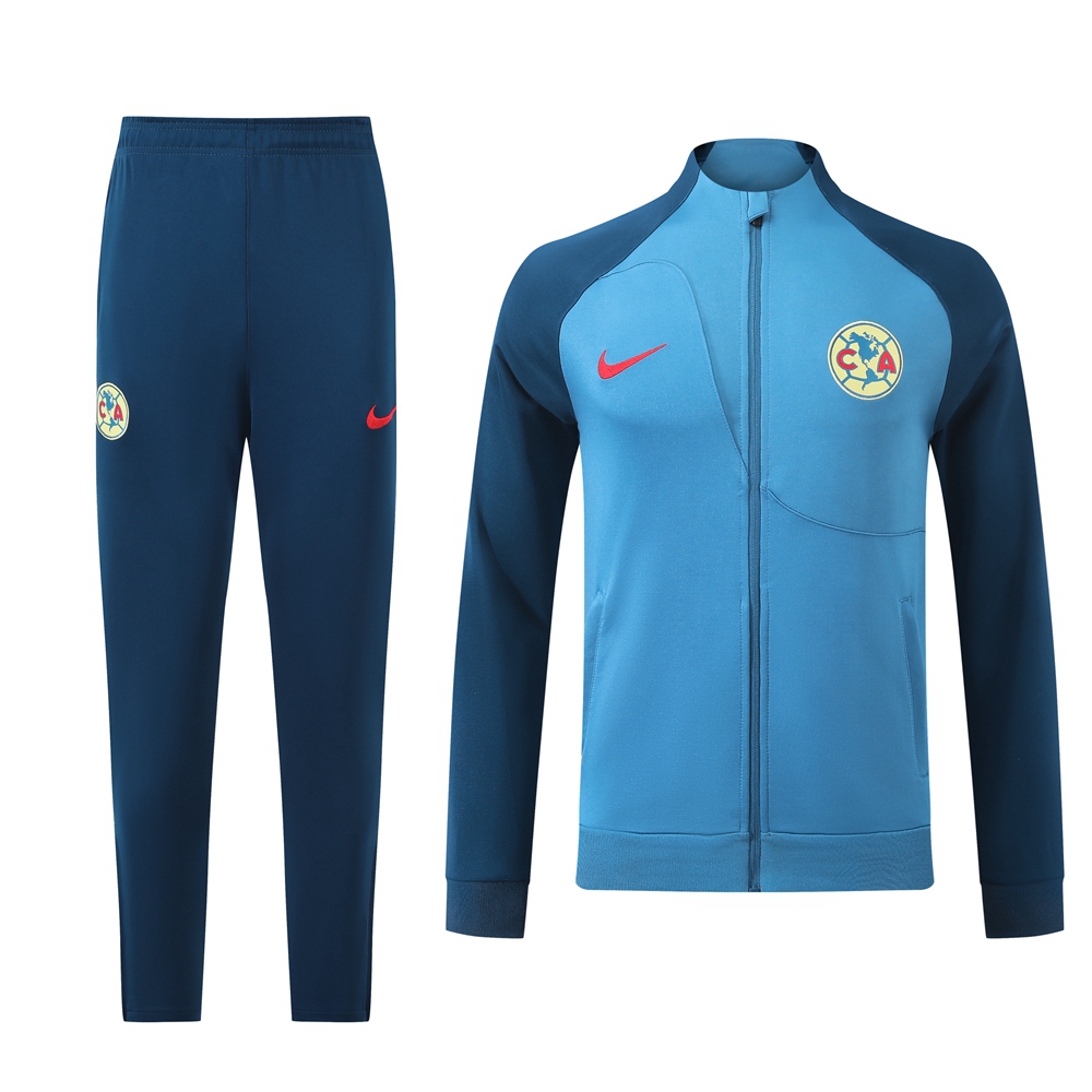 Club América 24-25 Jacket Training Tracksuit - Blue - ManixJersey