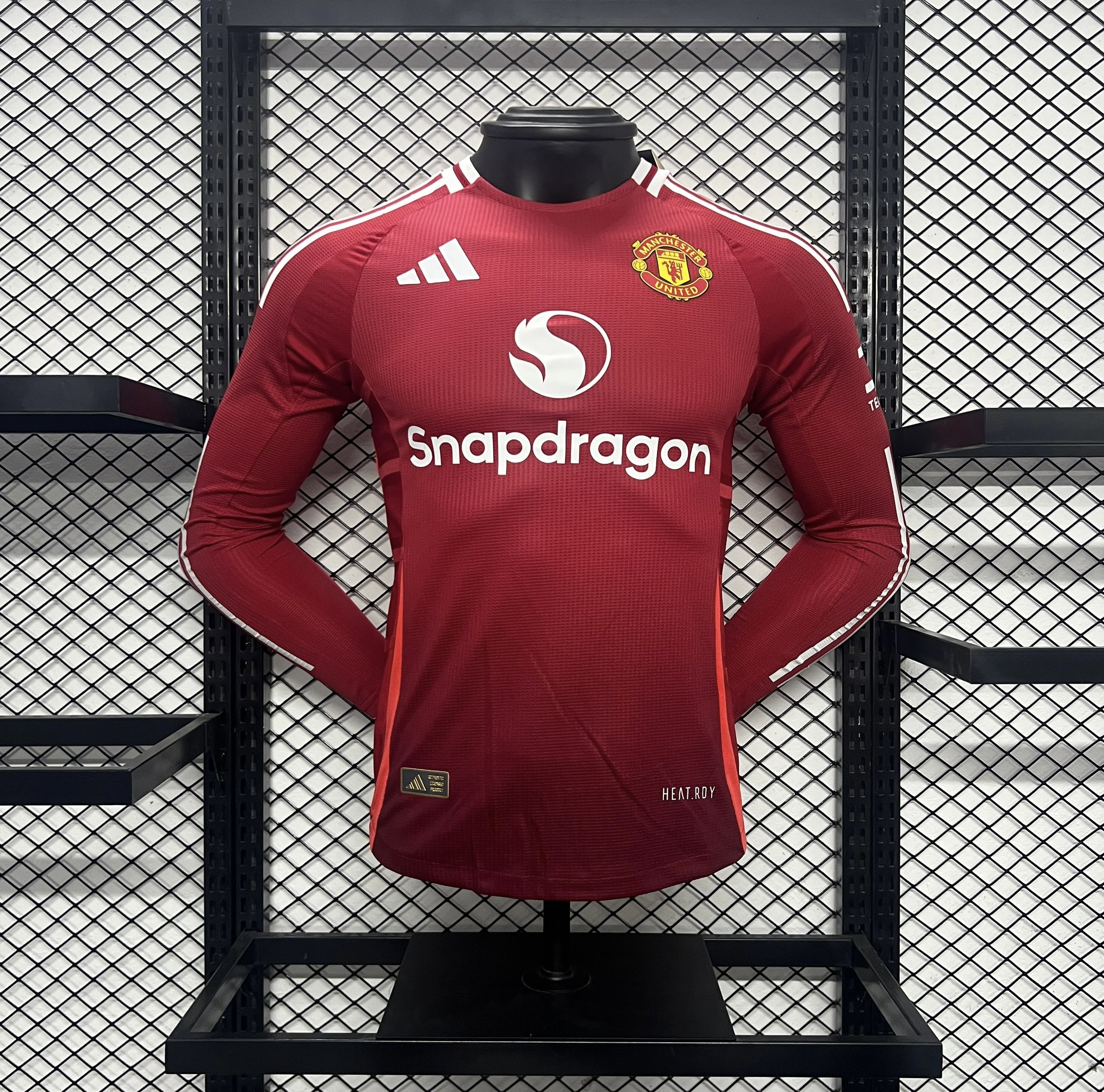 Manchester United 24-25 Home Long Sleeve Jersey - Player Version - ManixJersey