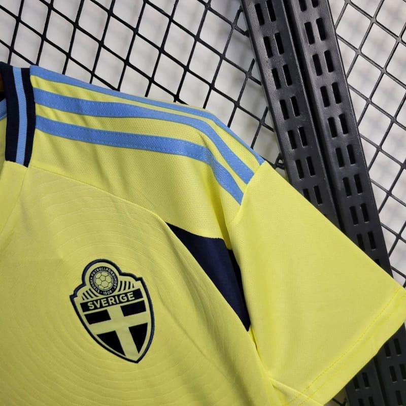 Sweden 2024 Home Stadium Jersey - Fans Version - ManixJersey