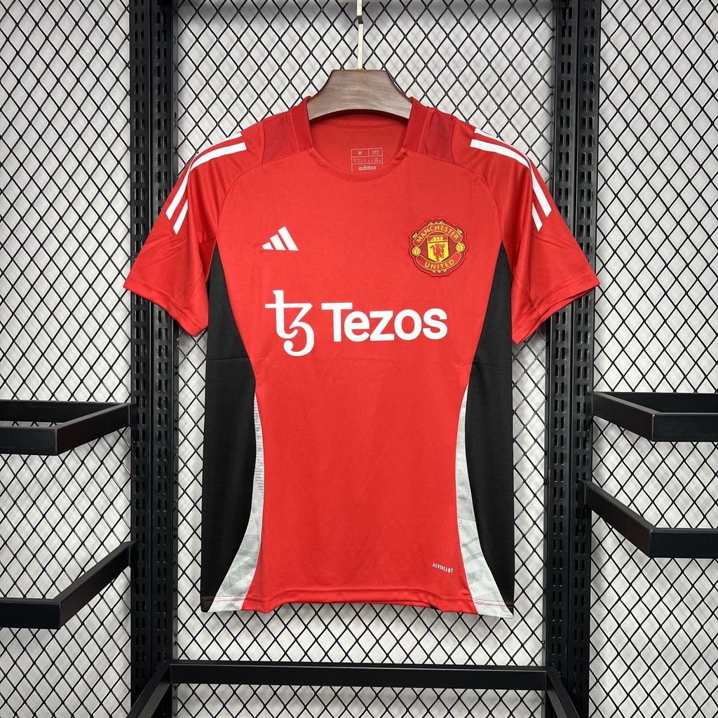 Manchester United 24-25 Red Pre-match Training Jersey - Fans Version - ManixJersey